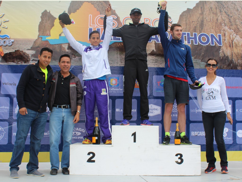 Cabo Marathon Winners On Podium 2016